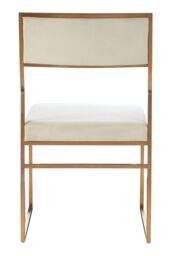 Orsina Elegant Design Dining Chair, Durable & Functional Restaurant Chair, Comfortable Modern Dining Chair in Gold - thumbnail 4