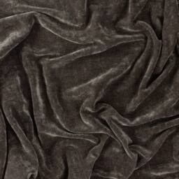 Yard Heavy Chenille Velvet Throw in Charcoal - Size: 130 cm x 180 cm - thumbnail 4