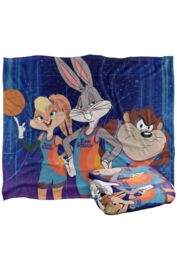 Warner Brothers Space Jam 2 Silky Touch Super Soft Throw Blanket 152x127cm in White - Size: 152x127 cm - thumbnail 2
