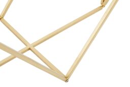 Orsina Contemporary Gold Finish Rectangular Console Table, Sleek Console Table For Livingroom, Versatile Table - thumbnail 5