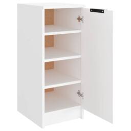 Berkfield Home Shoe Cabinet White 30x35x70 cm Engineered Wood - Size: 30 x 35 x 70 cm - thumbnail 6