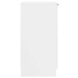 Berkfield Home Shoe Cabinet White 30x35x70 cm Engineered Wood - Size: 30 x 35 x 70 cm - thumbnail 7