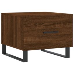 Berkfield Home Coffee Tables 2 pcs Brown Oak 50x50x40 cm Engineered Wood - Size: 50 x 50 x 40 cm - thumbnail 5