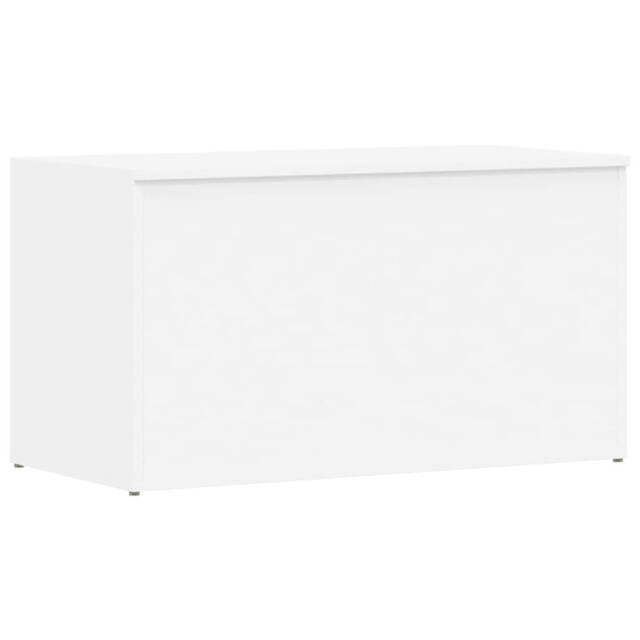 Berkfield Home Storage Chest White 84x42x46 cm Engineered Wood - Size: 84 x 42 x 46 cm - image 1