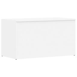 Berkfield Home Storage Chest White 84x42x46 cm Engineered Wood - Size: 84 x 42 x 46 cm - thumbnail 1