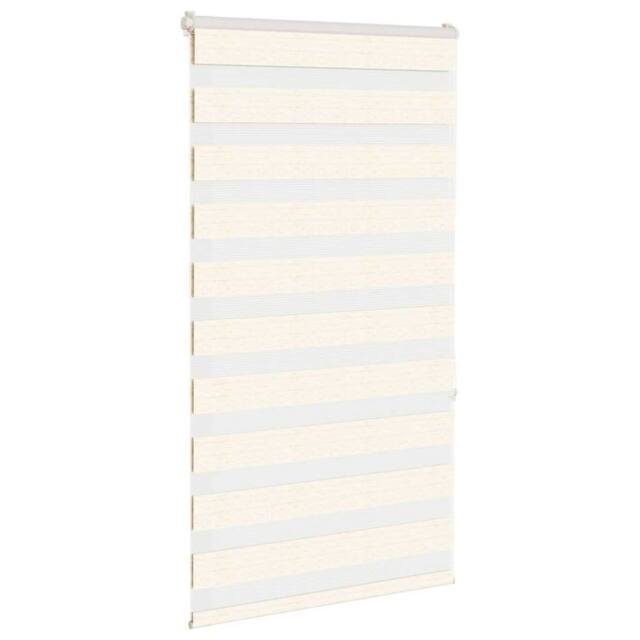 Berkfield Home Elegant Zebra Blind Marble Beige 85x150 cm Fabric Width 80.9 cm P - image 1