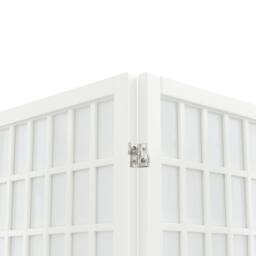 Berkfield Home Folding 6-Panel Room Divider Japanese Style 240x170 cm White - thumbnail 6