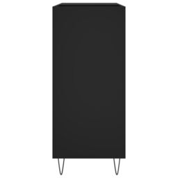 Berkfield Home Record Cabinet Black 84.5x38x89 cm Engineered Wood - thumbnail 5