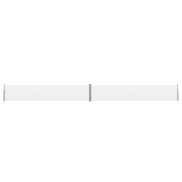 Berkfield Home Patio Retractable Side Awning 140x1200 cm Cream in Beige - image 1