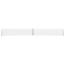 Berkfield Home Patio Retractable Side Awning 140x1200 cm Cream in Beige - thumbnail 2