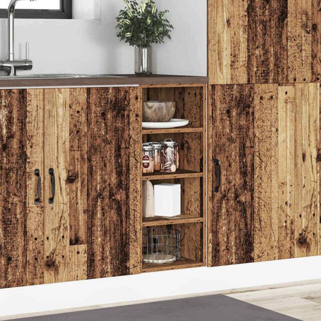 Berkfield Home Durable Bottom Cabinet Old Wood 30x44, 5x81, 5 cm Engineered Wood in Brown - image 1