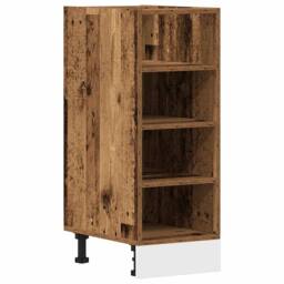 Berkfield Home Durable Bottom Cabinet Old Wood 30x44, 5x81, 5 cm Engineered Wood in Brown - thumbnail 3