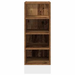 Berkfield Home Durable Bottom Cabinet Old Wood 30x44, 5x81, 5 cm Engineered Wood in Brown - thumbnail 4