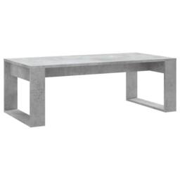Berkfield Home Modern Coffee Table Concrete Grey 102x50x35 cm Engineered Wood - Size: 102 x 50 x 35 cm - thumbnail 3