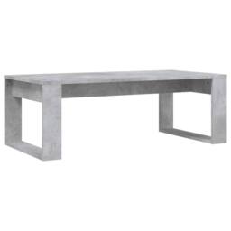 Berkfield Home Modern Coffee Table Concrete Grey 102x50x35 cm Engineered Wood - Size: 102 x 50 x 35 cm - thumbnail 6