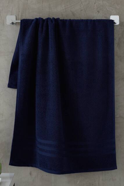 Catherine Lansfield 'Zero Twist' Bath Sheet in Navy - image 1