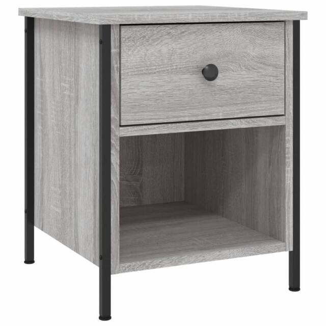 Berkfield Home Durable Bedside Cabinets 2 pcs Grey Sonoma 40x42x50 cm Engineered Wood - Size: 40 x 42 x 50 cm - image 1