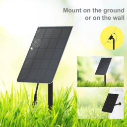 Kelvenix Solar Panel Powered Water Feature Pump in Black - Size: 0.6m2 - thumbnail 5