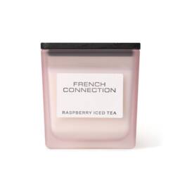 French Connection Square Glass Candle Raspberry Iced Tea 220g Single Wick Scented Candle in Pink - thumbnail 5