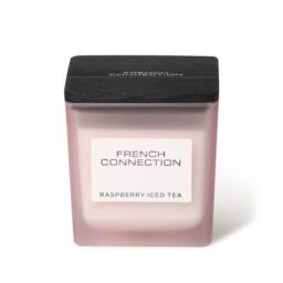 French Connection Square Glass Candle Raspberry Iced Tea 220g Single Wick Scented Candle in Pink - thumbnail 4