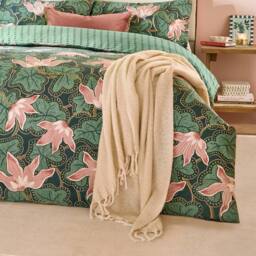 Furn Luella Printed Reversible Cotton Blend Duvet Cover Set - Size: Single - thumbnail 3