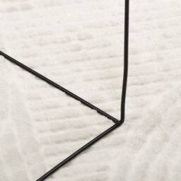 Berkfield Home Rug IZA Short Pile Scandinavian Look Cream √ò 80 cm - Size: Medium - thumbnail 8