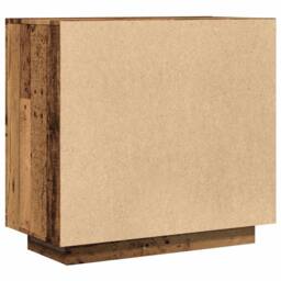 Berkfield Home Sideboard Old Wood 80x40x75 cm Engineered Wood in Brown - Size: 80 x 40 x 75 cm - thumbnail 6