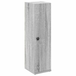 Berkfield Home Bathroom Cabinet with Roll Holder Grey Sonoma 20.5x22x72 cm - thumbnail 2