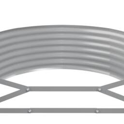 Berkfield Home Garden Raised Bed Powder-coated Steel 507x100x36 cm Anthracite in Charcoal - Size: 507 x 100 x 36 cm - thumbnail 5