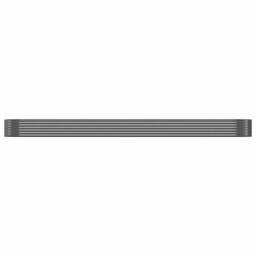 Berkfield Home Garden Raised Bed Powder-coated Steel 507x100x36 cm Anthracite in Charcoal - Size: 507 x 100 x 36 cm - thumbnail 1