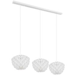Netlighting Irene Bar Pendant Ceiling Light White 3x E14 - thumbnail 2