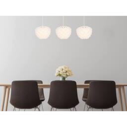 Netlighting Irene Bar Pendant Ceiling Light White 3x E14 - thumbnail 5