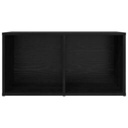 Berkfield Home TV Cabinet with Storage Black oak Engineered Wood - thumbnail 5