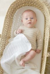 The Tiny Bed Company Premium Moses Basket Mattress - 74 x 28 cm in White - thumbnail 1