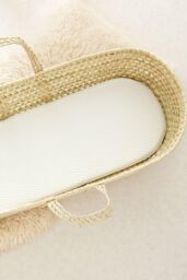 The Tiny Bed Company Premium Moses Basket Mattress - 74 x 28 cm in White - thumbnail 3