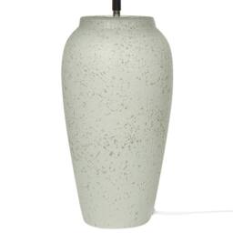 Wyld and Coco White Ceramic Table Lamp with Adjustable Linen Cone Shade - thumbnail 7
