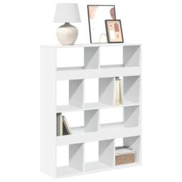 Berkfield Home Classic Bookcase White 100x33x125.5 cm Engineered Wood - thumbnail 2