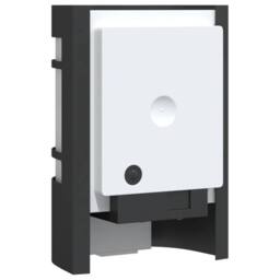 Berkfield Home Outdoor Wall Lights with Sensors 2pcs Black Stainless Steel - thumbnail 6
