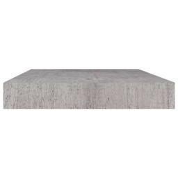Berkfield Home Floating Wall Shelves 2 pcs Concrete Grey 50x23x3.8 cm MDF - thumbnail 6