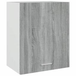 Berkfield Home Hanging Cabinet Grey Sonoma 50x31x60 cm Engineered Wood - Size: 50 x 31 x 60 cm - thumbnail 3