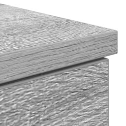 Berkfield Home Desk Grey Sonoma 140x49x76 cm Engineered Wood - Size: 140 x 49 x 76 cm - thumbnail 9
