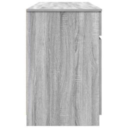 Berkfield Home Desk Grey Sonoma 140x49x76 cm Engineered Wood - Size: 140 x 49 x 76 cm - thumbnail 8