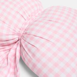 OHS Gingham Bow Shaped Filled Scatter Cushion Decorative Throw Pillow in Pink - thumbnail 5