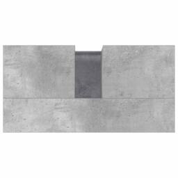 Berkfield Home Bathroom Cabinet Concrete Grey 65x33x60 cm Engineered Wood - Size: 65 x 33 x 60 cm - thumbnail 9