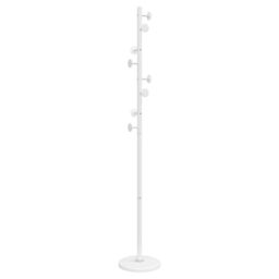 Berkfield Home Coat Stand White 176 cm Powder-coated Iron - thumbnail 6