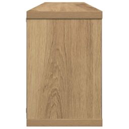 Berkfield Home Wall Cube Shelves 2 pcs Artisan Oak 60x15x23 cm Engineered Wood in Brown - Size: 60 x 15 x 23 cm - thumbnail 6