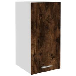 Berkfield Home Hanging Cabinet Smoked Oak 29.5x31x60 cm Engineered Wood in Brown - thumbnail 2