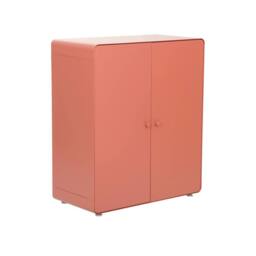 sweeek Metal wardrobe cabinet 2 doors in Terracotta - thumbnail 2