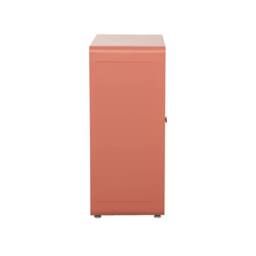 sweeek Metal wardrobe cabinet 2 doors in Terracotta - thumbnail 4