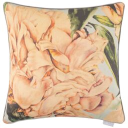 Voyage Maison Parcevall Floral Printed Cushion in Coral - Size: 55 cm x 55 cm - thumbnail 1